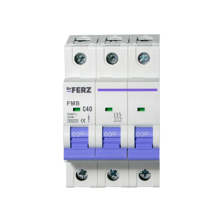 FMB-C 6kA 3P 40 х-ка C Автоматический выключатель